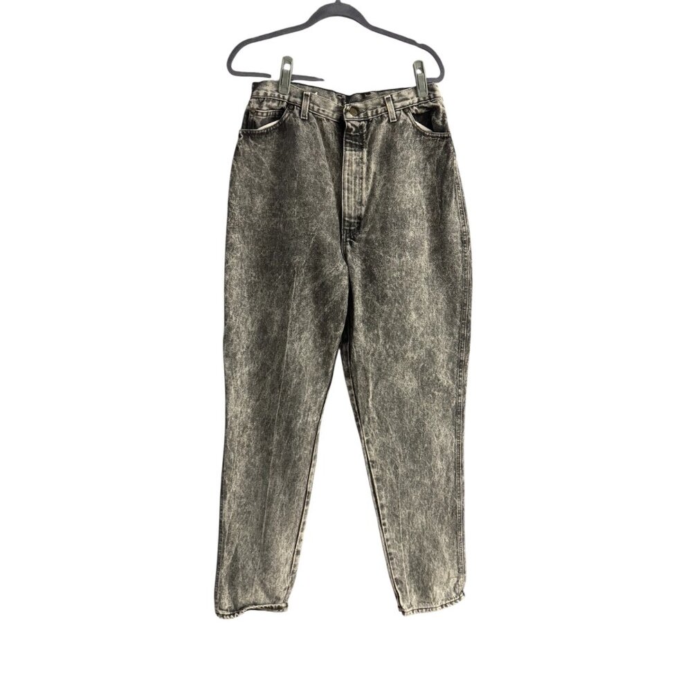 P.S. Gitano Vintage Acid Wash Black Straight Leg Jeans – Size 20 Long